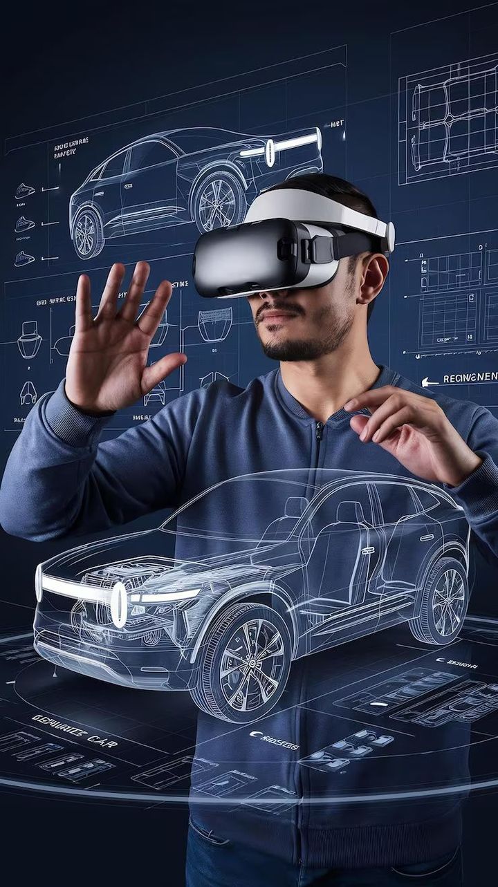 VR in Automotive Design Explanation to Discover Virtual Modeling in Car Manufacturing