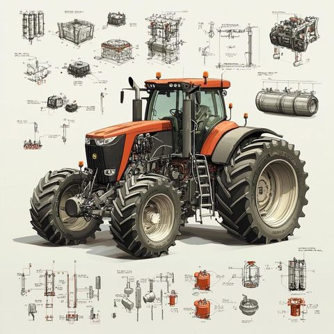 Learn Tractor Parts: Detailed Explanation, Advice, and Maintenance Suggestions